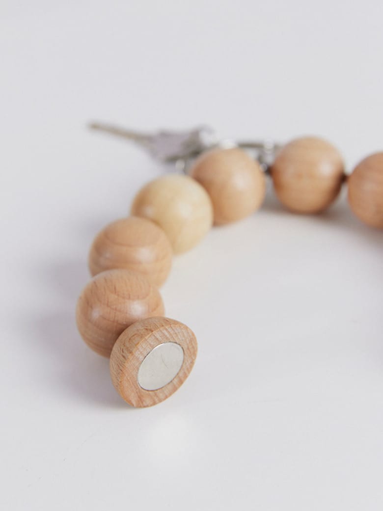 Wooden ball keychain sales