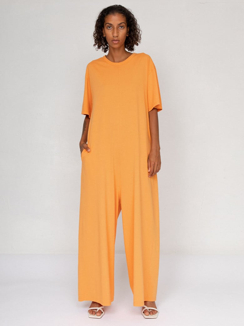 Elena Long Jumpsuit Sun Orange