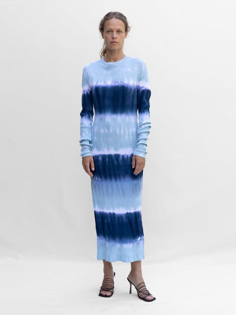 Fitted Dress Milla Tye Dye Blue