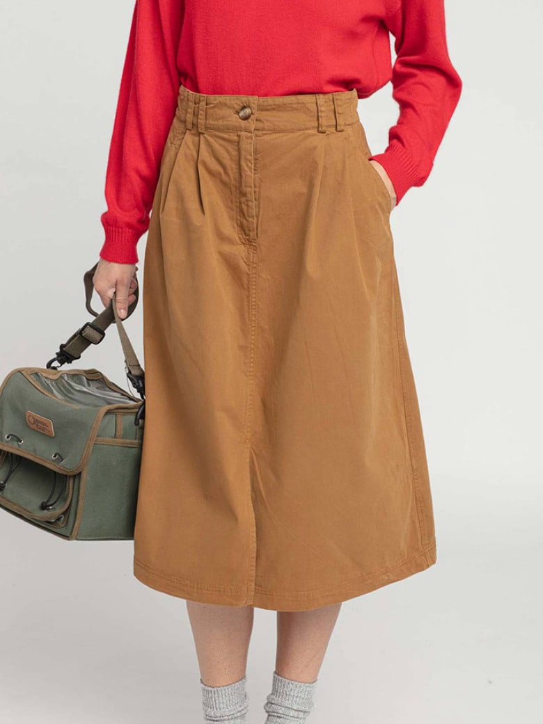 Jinoli Crisp Skirt Camel