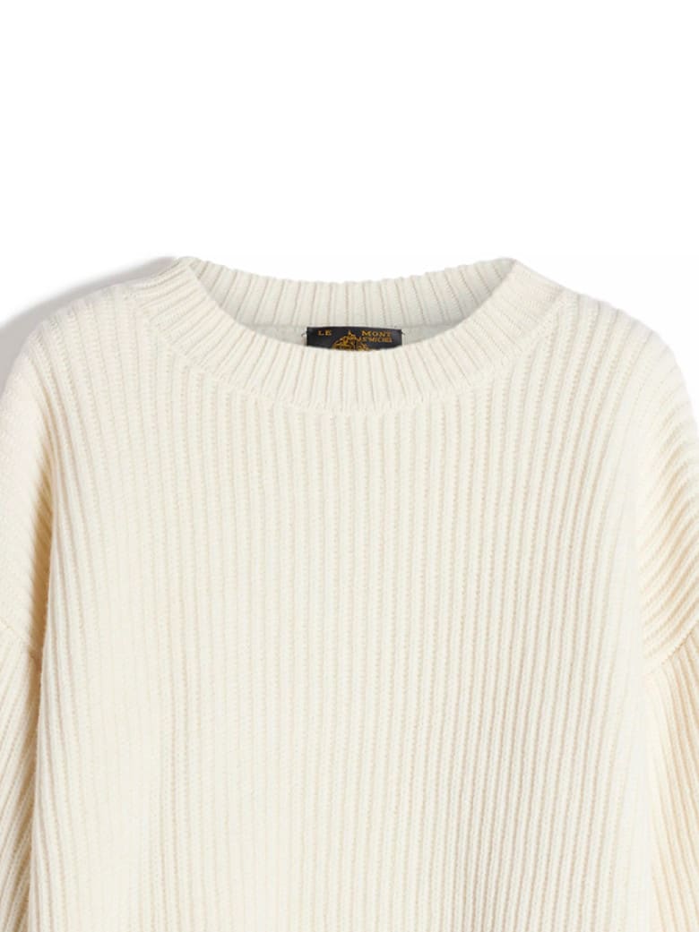 Off white fisherman sweater top