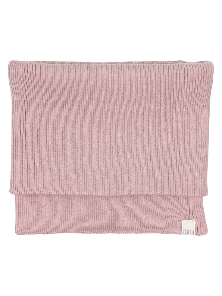 Argir Wool Loop Scarf Dusty Rose