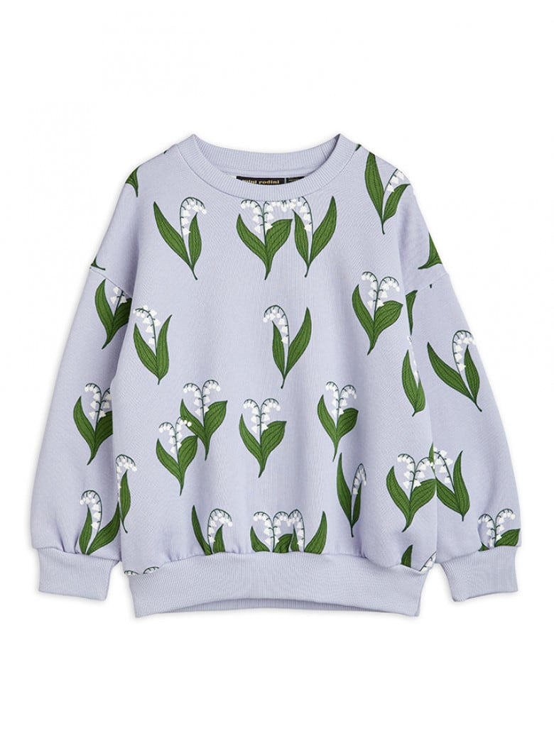 Lily Of The Valley AOP Sweatshirt Blue