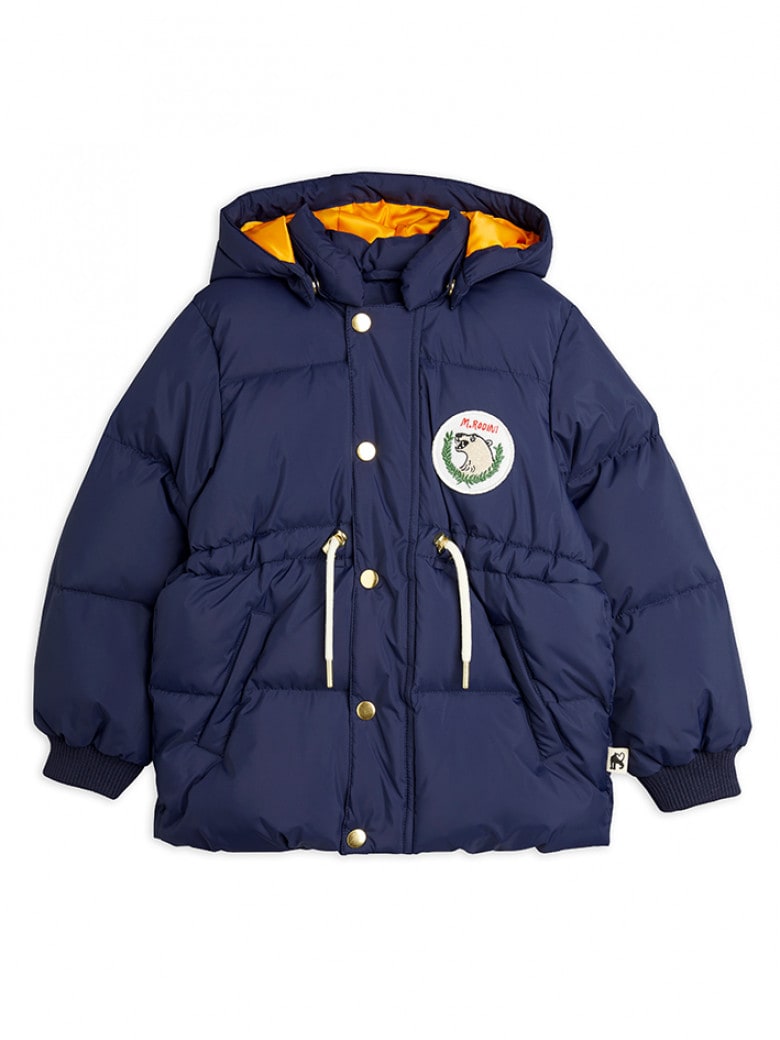 Polar Bear Patch Puffer Jacket Navy