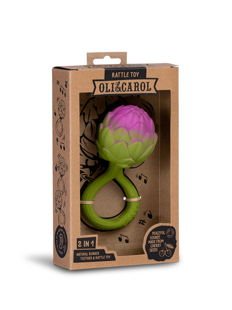 Artichoke Rattle Toy