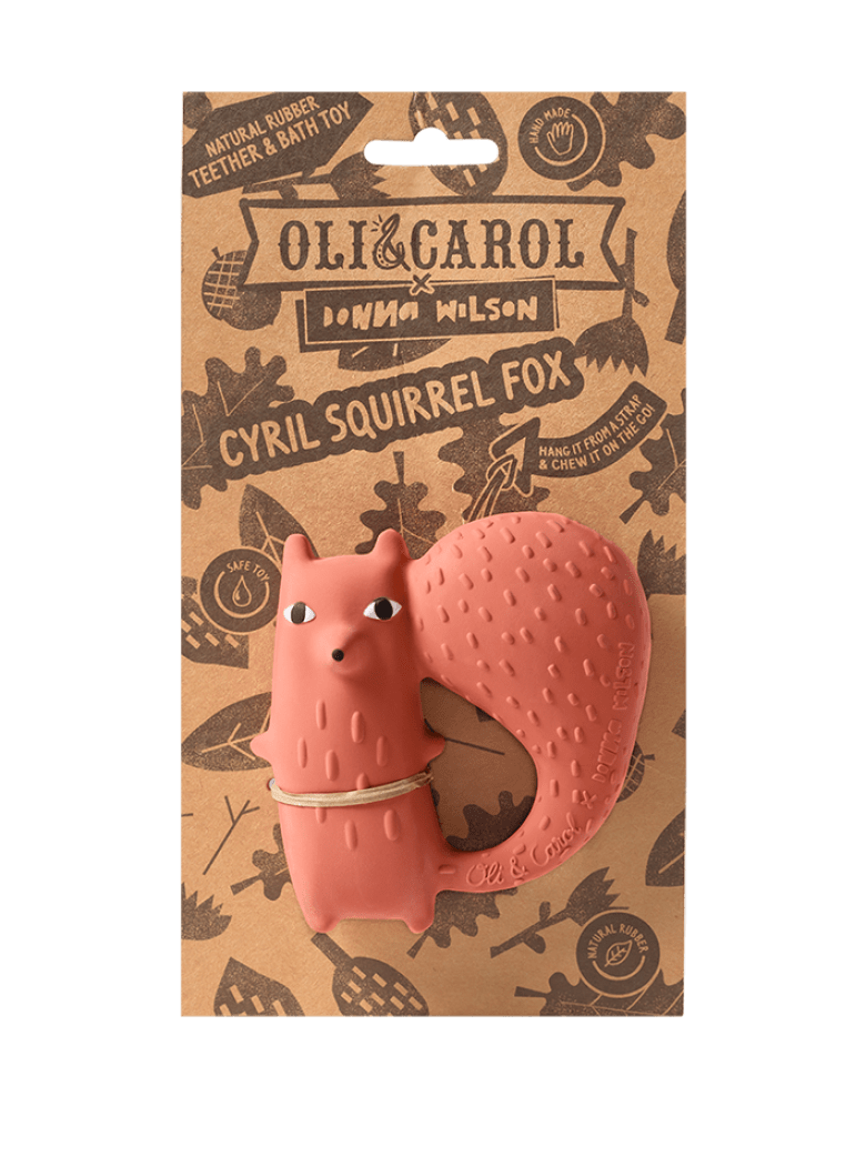 Cyril Squirrel Fox Baby Teether