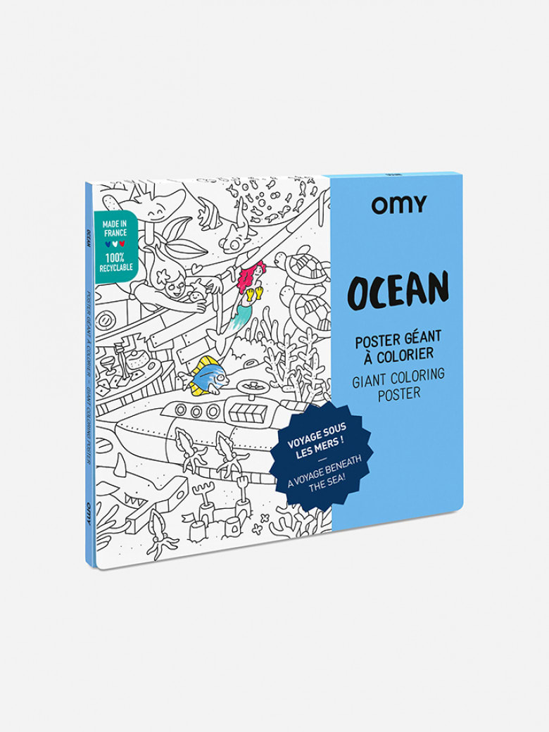 Ocean Coloring Poster