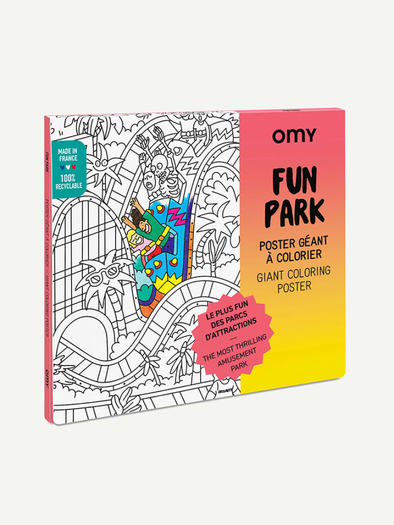 Fun Park Coloring Poster