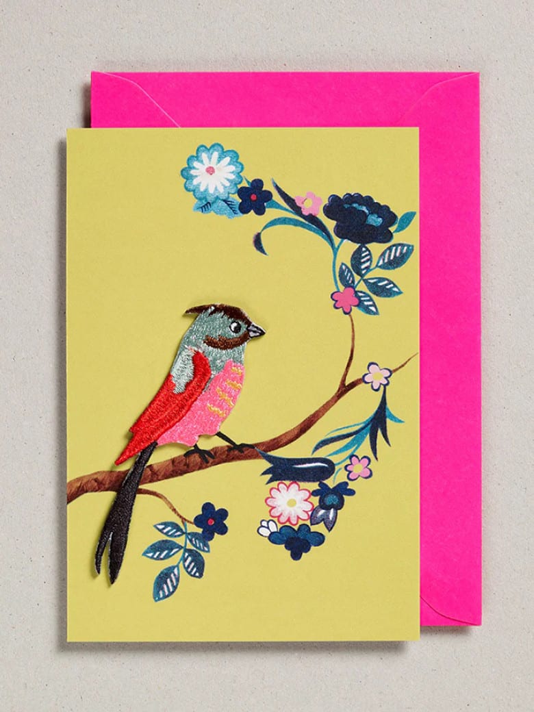 Patch Card Bird Yellow