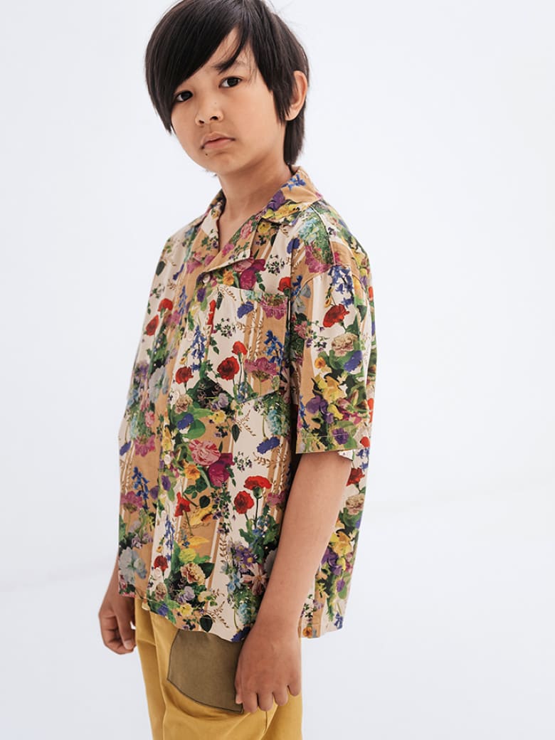 Boxy Shirt Fizzy Flower