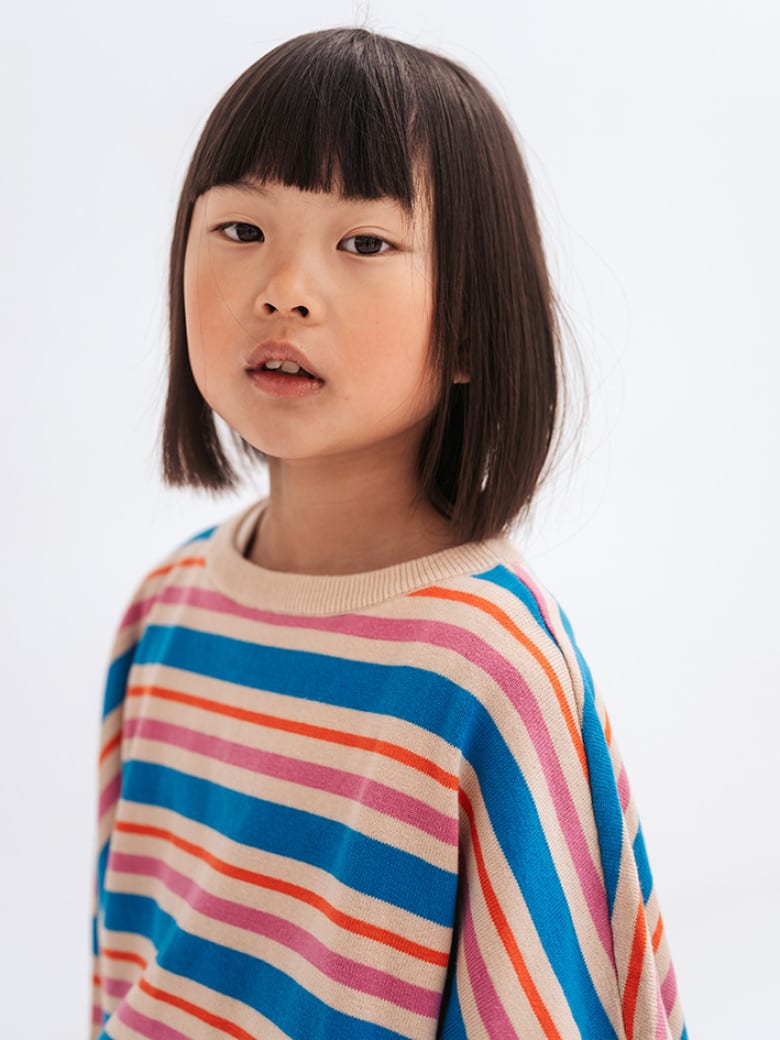 REPOSE AMS KNIT SLOUCHY SWEATER - STRIPE REPOSE AMS KNIT SLOUCHY SWEATER - STRIPE