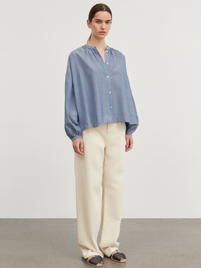 Cilla Shirt Blue Chambray