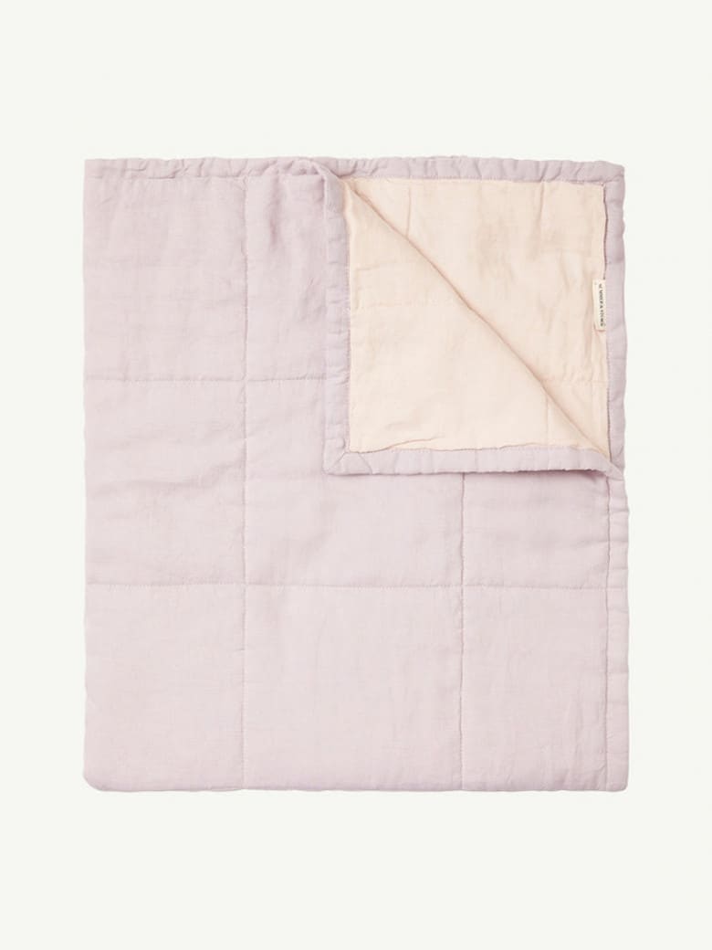 Mini Quilted Duvet / Play Mat Musk & Orchard
