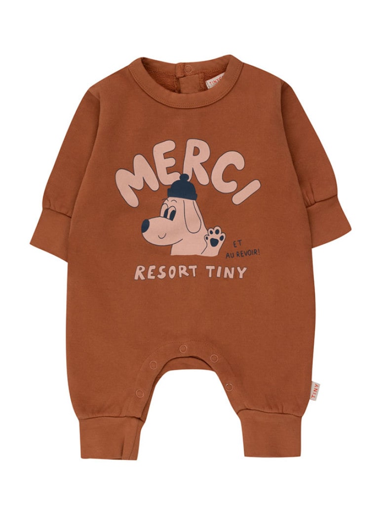 TINYCOTTONS MERCI ONE-PIECE brown TINYCOTTONS MERCI ONE-PIECE brown