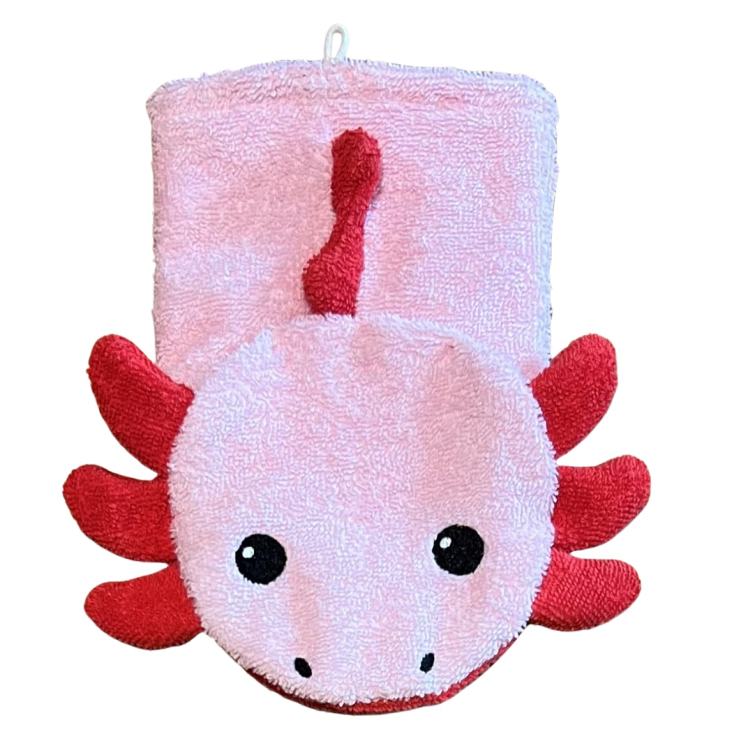 Waschlappen Axolotl gross