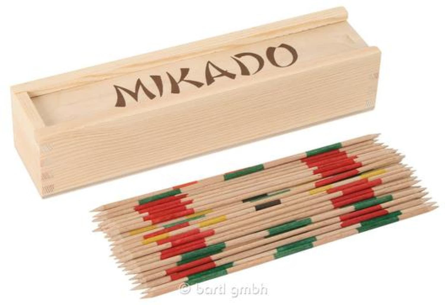 Mikado in der Holzbox