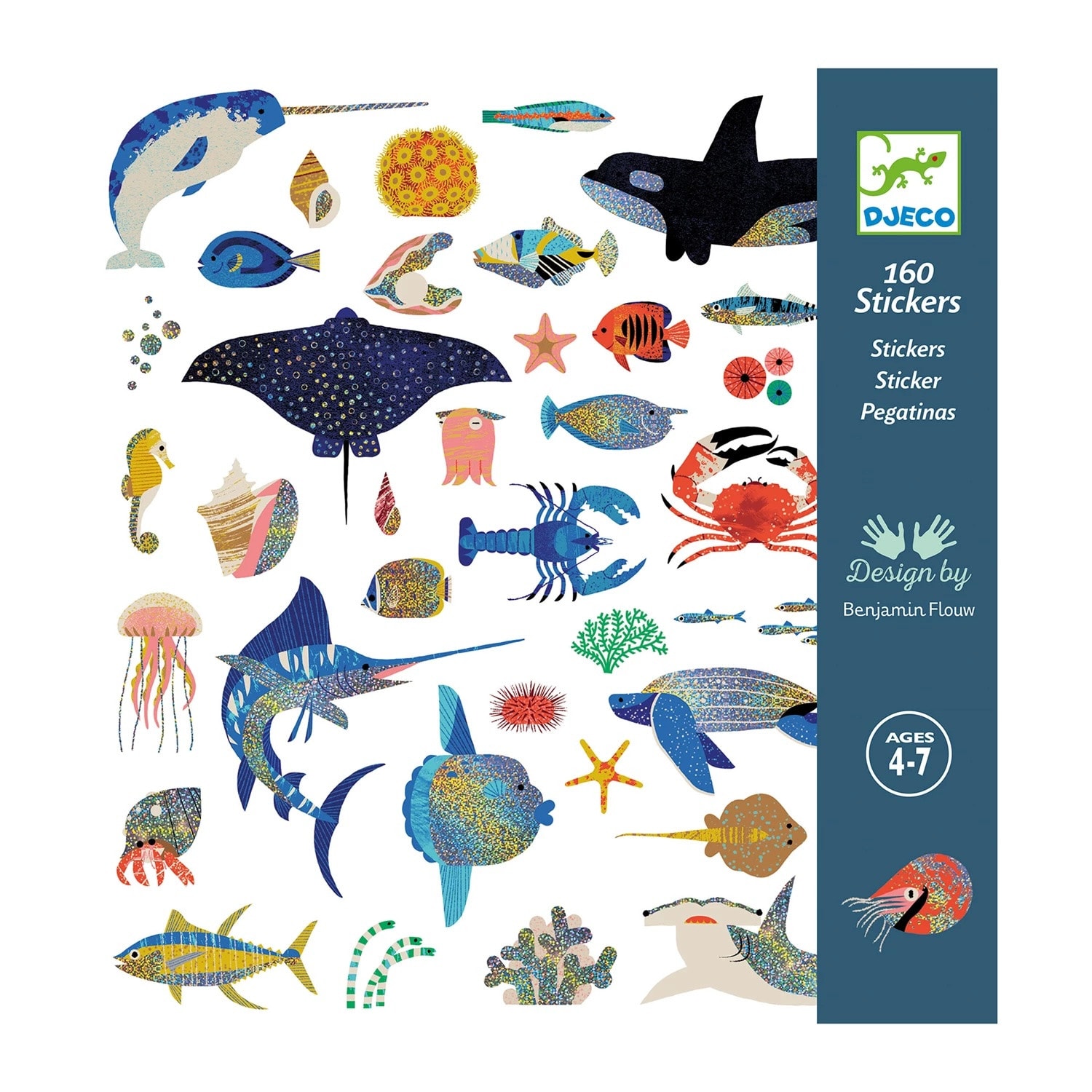 Sticker metallic – Ozean
