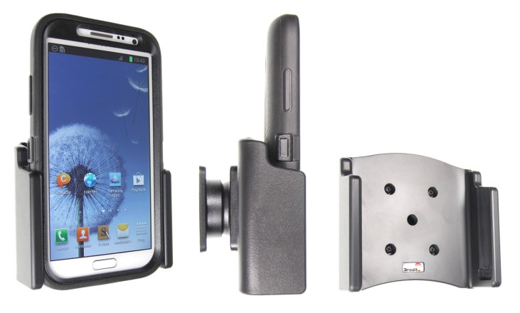 Passive holder with tilt swivel for Samsung Galaxy Note II GT-N7100