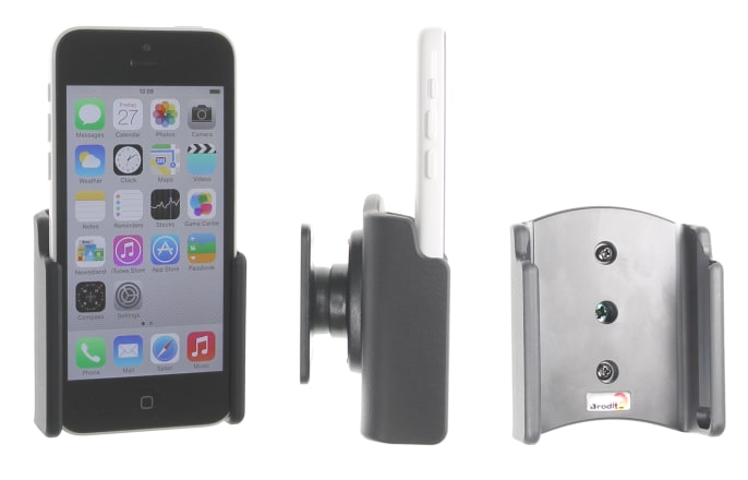 Passive holder with tilt swivel for Apple iPhone 5C