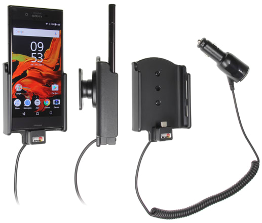 Active holder with cig-plug for Sony Xperia XZ