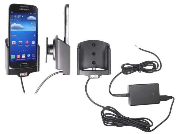 Active holder for fixed installation for Samsung Galaxy S4 Mini GT-I9195