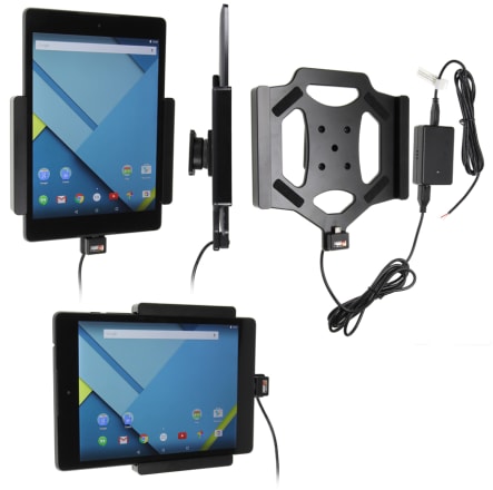 Active holder for fixed installation for HTC Nexus 9