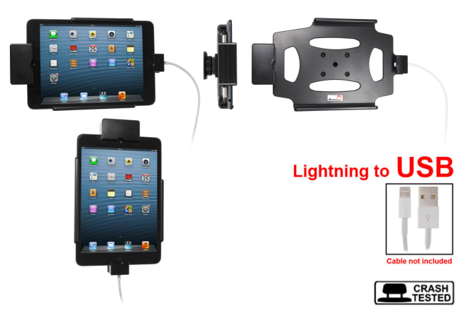 Holder with spring-lock for Apple iPad Mini (A1432, A1454, A1455)