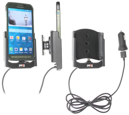 Active holder with USB-cable and cig-plug adapter for Samsung Galaxy S5 Active