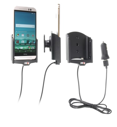 Active holder with USB-cable and cig-plug adapter for HTC One M9