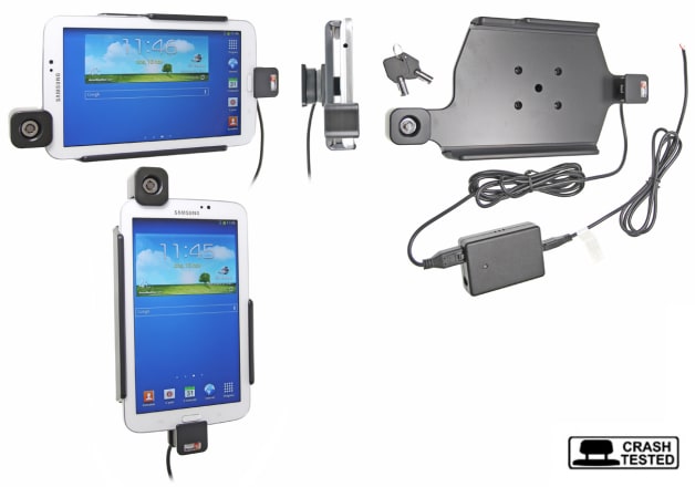 Holder with key-lock for Samsung Galaxy Tab 3 7.0 SM-T210