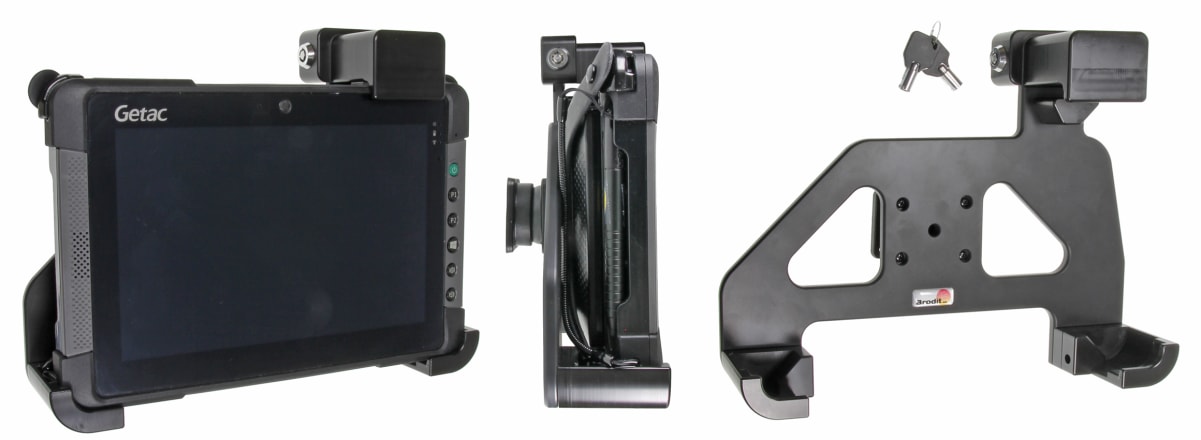 Holder with key-lock for Getac T800