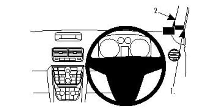 ProClip for Opel Meriva 11-17 (RHD)