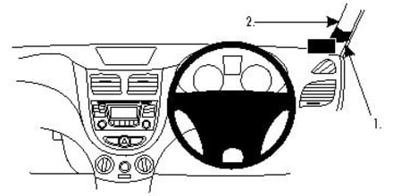 ProClip for Hyundai Accent 10-17 (RHD)