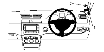 ProClip for Volkswagen Passat 12-14 (RHD)