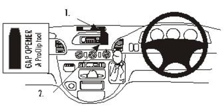 ProClip for Mercedes Benz Sprinter 00-06 (RHD)