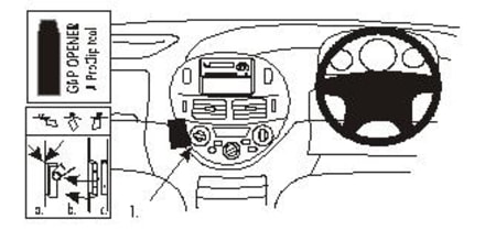 ProClip for Toyota Previa 01-06 (RHD)