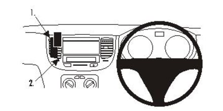 ProClip for Kia Rio 06-11 (RHD)