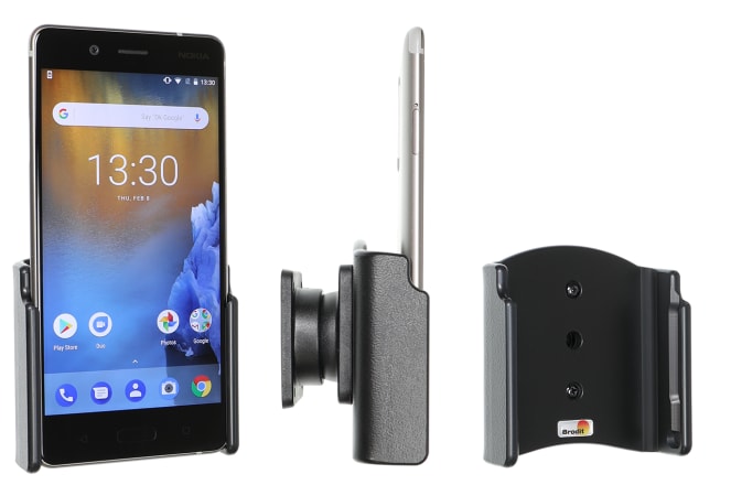 Passive holder with tilt swivel for Nokia 8