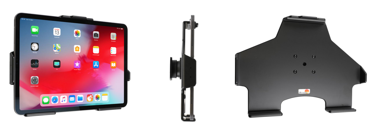 Passive holder with tilt swivel for Apple iPad Pro 11 2018 (A1980, A2013, A1934, A1979)