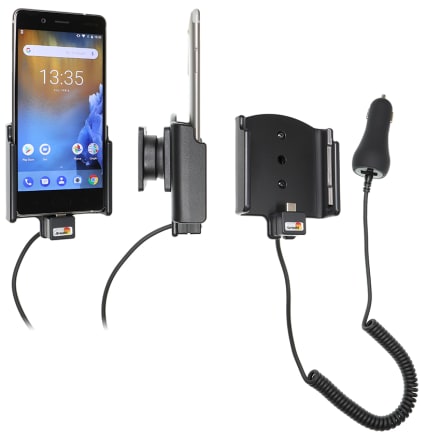 Active holder with cig-plug for Nokia 8