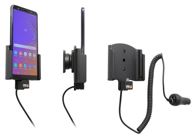 Active holder with cig-plug for Samsung Galaxy A7 2018 (SM-A750)