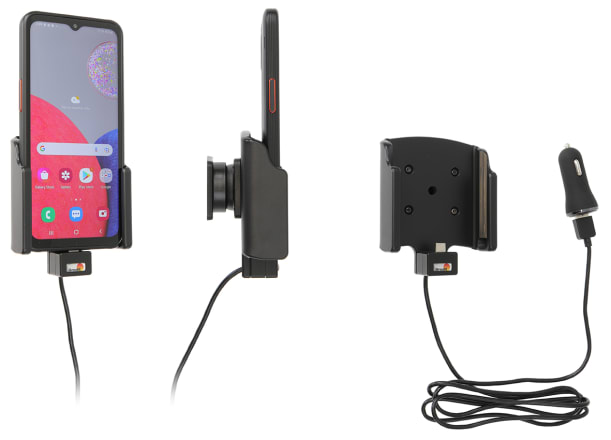 Active holder with USB-cable and cig-plug adapter for Samsung Galaxy Xcover 6 Pro