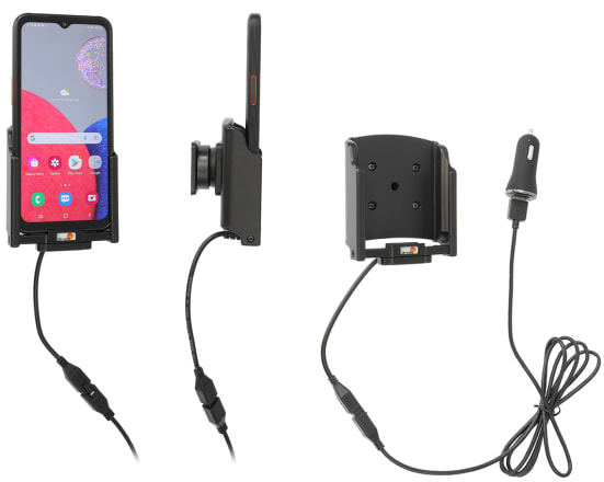 Active holder with USB-cable and cig-plug adapter for Samsung Galaxy Xcover 6 Pro