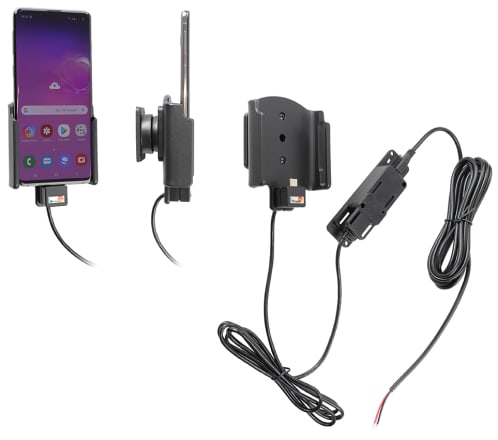 Active holder for fixed installation for Samsung Galaxy S10