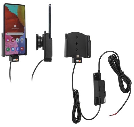 Active holder for fixed installation for Samsung Galaxy A51 SM-A515F/DSN