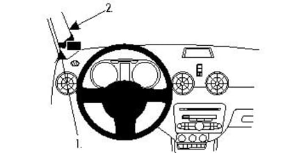 ProClip for Audi A1 11. (LHD)