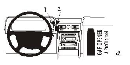 ProClip for Lincoln Navigator 03-06 (LHD)