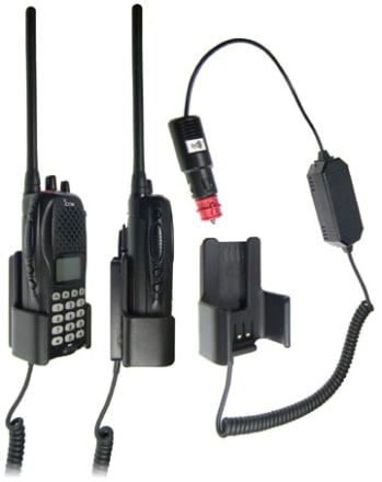 Active holder with cig-plug for ICOM IC-F31GS/GT