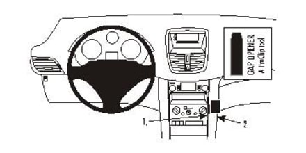 ProClip for Peugeot 207 06-14 (LHD)