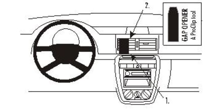 ProClip for Volkswagen Fox 05-11 (LHD)